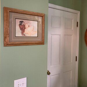 Framed R.C. Gorman “Sue-Bah” Print – Double Matted Southwest Art 17x14